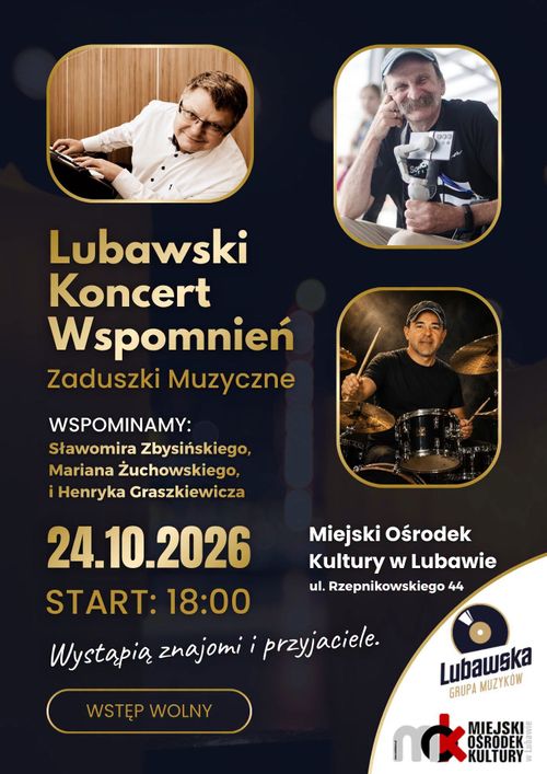 LUBAWSKI KONCERT WSPOMNIEŃ | Zaduszki muzyczne